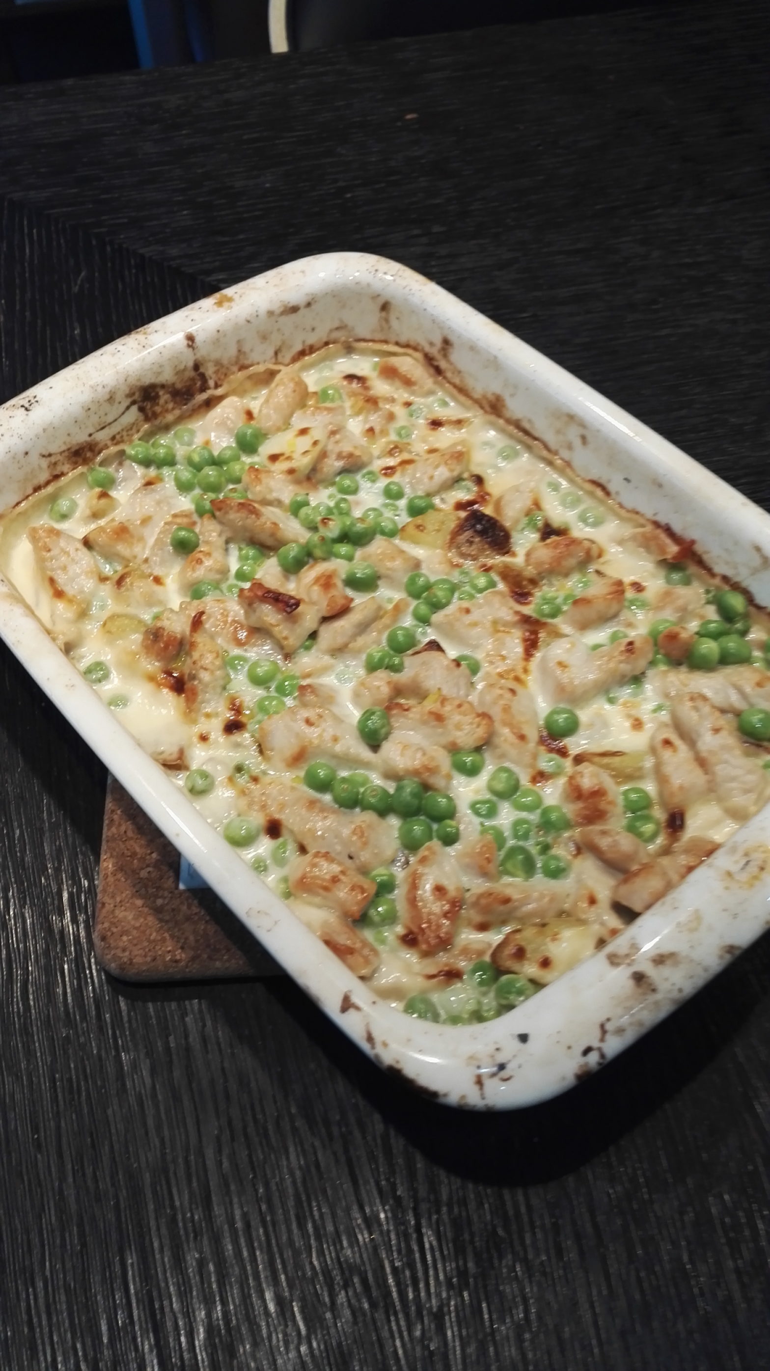 Zapékané fusilli s modrym sýrem