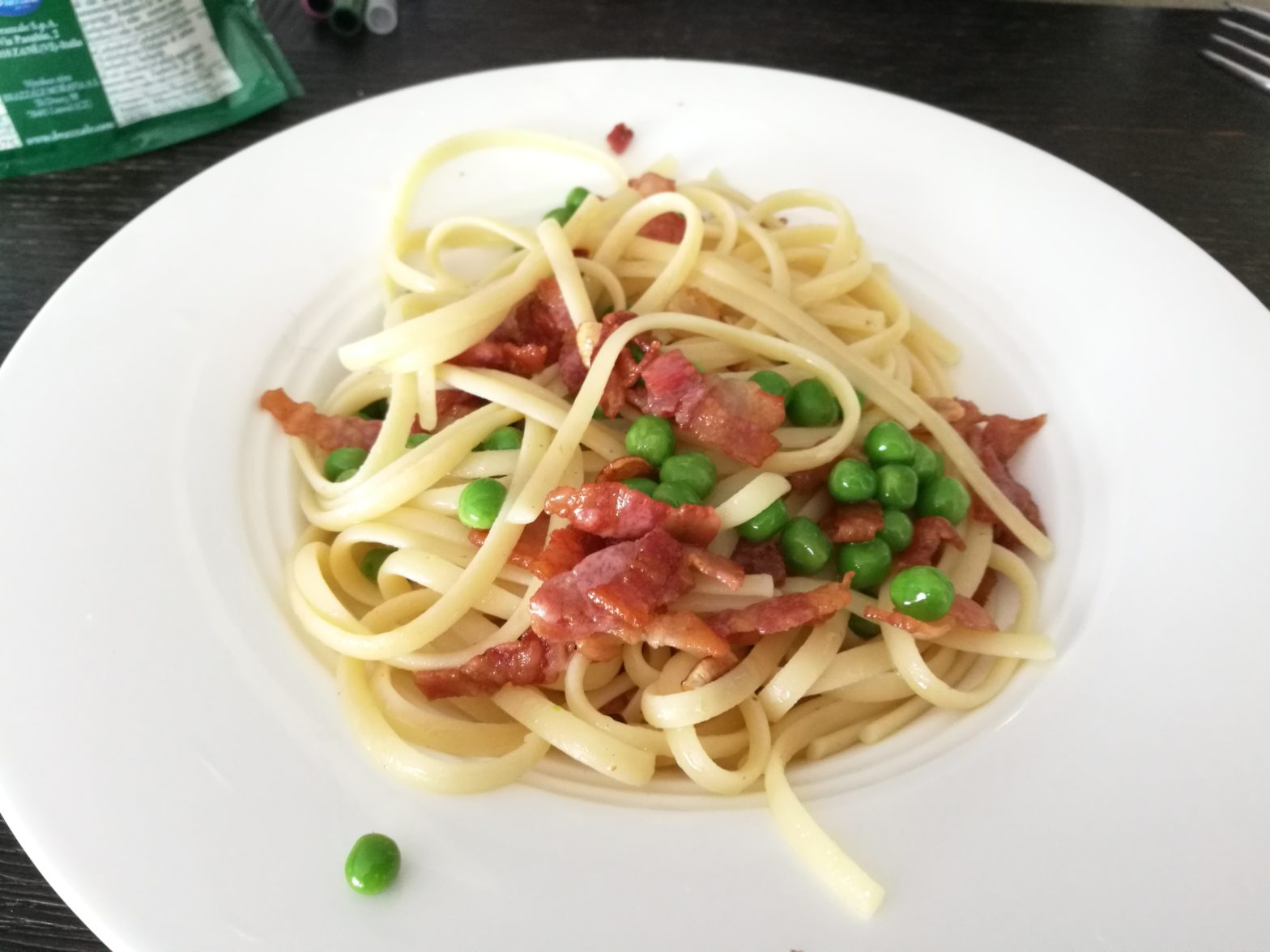 Álio olio hráško slanino